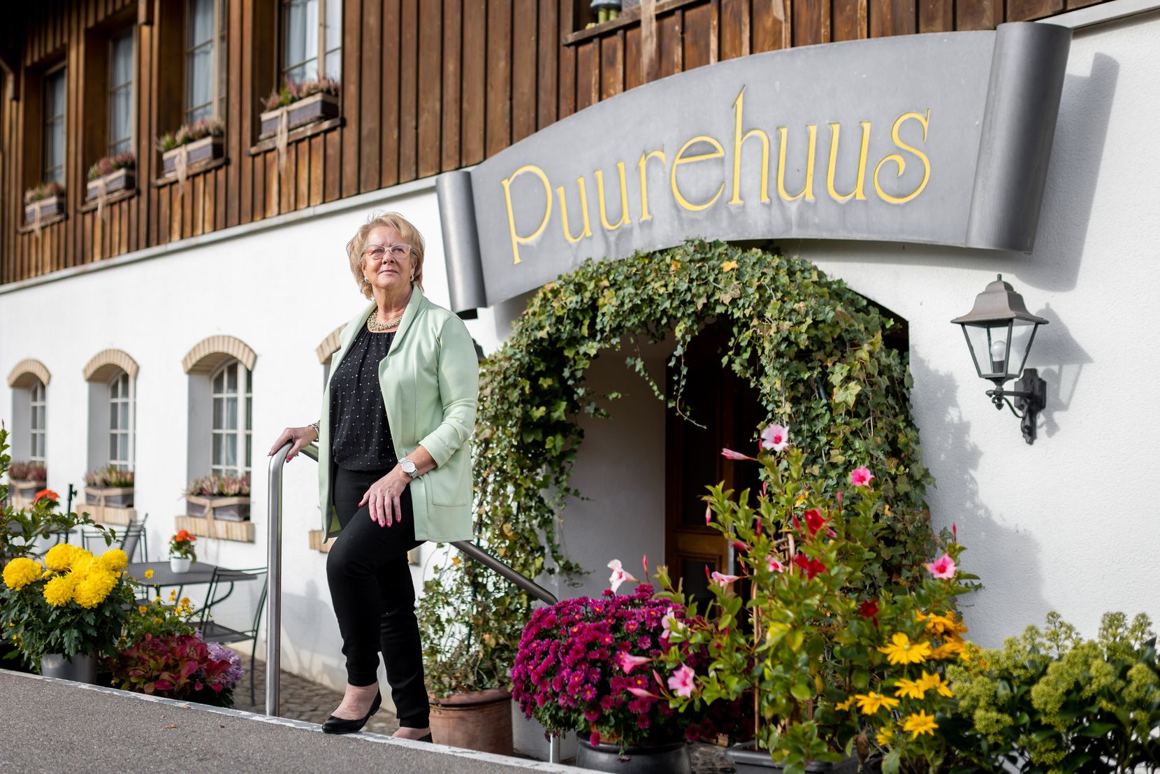 Sylvia Näf, Pächterin des Landgasthofs Purehuus, in Wermatswil.